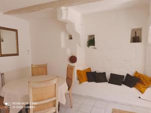 Χώρος καθιστικού στο Maison de pays simple et chaleureuse