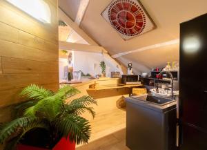 Ruang duduk di Apartment Design Suite