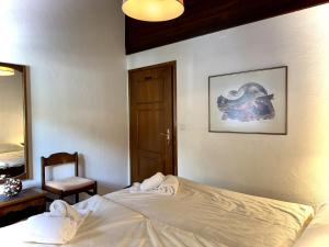 Postel nebo postele na pokoji v ubytování Apartment Residenza Chesa Margun 15-4 by Interhome + 23 fotografií