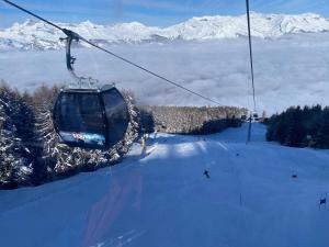 Το Chambres d'hôtes - Thyon-Les Collons, 4 Vallées - pistes à 200m, vue magnifique ! τον χειμώνα