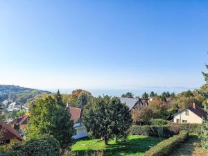 a view of a town with houses and trees at Apartment Bonika by Interhome in Fonyód