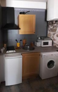 Η κουζίνα ή μικρή κουζίνα στο El Refugio de la lumbre