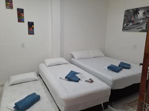 Krevet ili kreveti u jedinici u okviru objekta Pousada - Suíte Excelente
