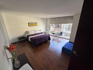 Voodi või voodid majutusasutuse Hotel link toas