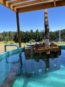Bazén v ubytování Sanroke Lodge nebo v jeho okolí