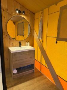 Koupelna v ubytování Hidden Valley Glamping