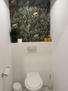 Baðherbergi á Boutique Hotel & apartments JT Curaçao