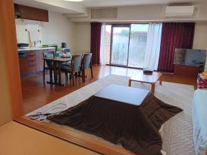 Kjøkken eller kjøkkenkrok på kinkaku Onsen 金閣莊 private onsen reservation for free