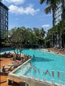 Πισίνα στο ή κοντά στο C161 1Km to beach New City gate