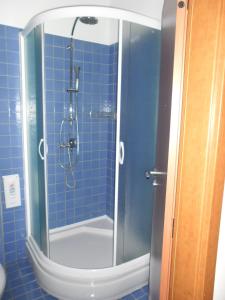 Koupelna v ubytování Hotel Arli