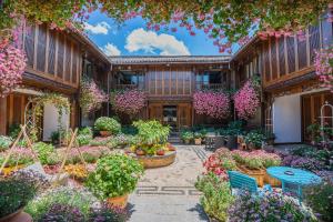 Zahrada ubytování Lijiang Hearing Flower Hall B&B Nanxuan Branch
