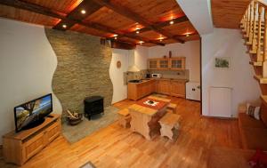 Nhà bếp/bếp nhỏ tại Villa Roksolana