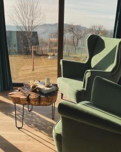 Cabana Edera的休息区