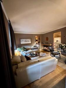 Χώρος καθιστικού στο Cosy Penthouse Central Village