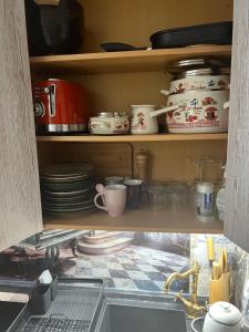 Kuchyň nebo kuchyňský kout v ubytování B&B Apartments Coli Apartman Dora Self check in