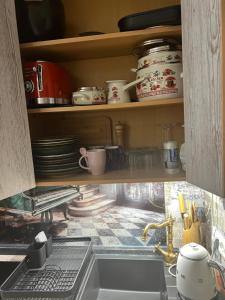Kuchyň nebo kuchyňský kout v ubytování B&B Apartments Coli Apartman Dora Self check in