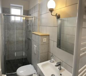 Koupelna v ubytování Le Céleste + 31 fotografií