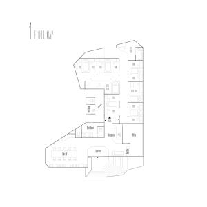 Půdorys ubytování HOTEL minimumms女性専用カプセルホテルWomen only hotel