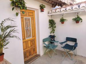 Patio nebo venkovní prostory v ubytování Alojamiento ILIA