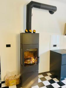 Kuchyň nebo kuchyňský kout v ubytování Seča apartment + 26 fotografií