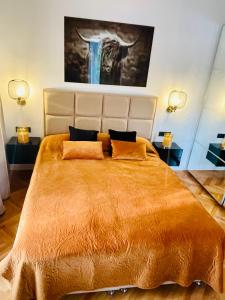 Postel nebo postele na pokoji v ubytování Seča apartment