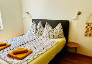 Postel nebo postele na pokoji v ubytování Apartments Hannah