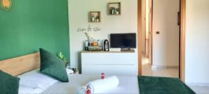 TV a/nebo společenská místnost v ubytování B&B Sophie