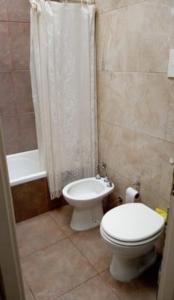 Koupelna v ubytování Depto hasta 4 personas