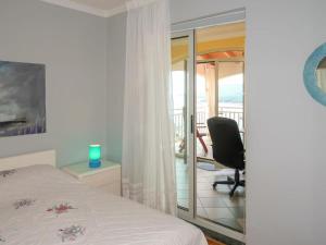 Katil atau katil-katil dalam bilik di Luxury 2 Bedrooms App in Rabac - Istra