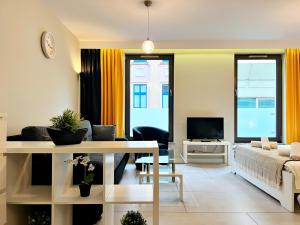 Χώρος καθιστικού στο Port Apartamenty Szczecin - Stare Miasto +8 φωτογραφίες