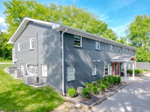 Bygningen som feriehuset ligger i