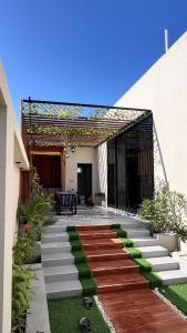 A garden outside rawaa chalet