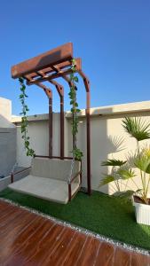 A garden outside rawaa chalet