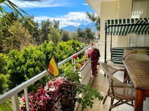 Balkón nebo terasa v ubytování FeWo-Antalya Holiday Appartments