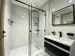 Koupelna v ubytování appartement bades alhoceima