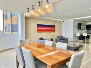 Гостиная зона в Lecheria Bello Apartamento 9 personas - de Lujo