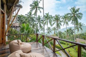Balkón nebo terasa v ubytování RoomQuest THEVA Resort Koh Samui