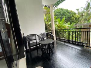 Balkón nebo terasa v ubytování Igna Bungalows