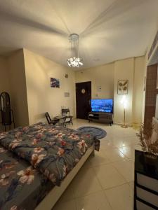 Voodi või voodid majutusasutuse Entire Studio Sharjah toas