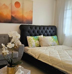 Posezení v ubytování V Cozy Unit