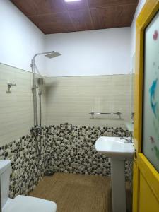Koupelna v ubytování Oasis Ella