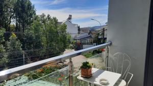 Balkón nebo terasa v ubytování NEST House