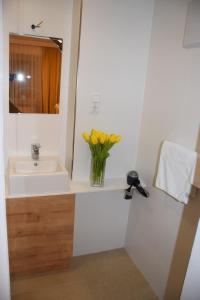 A bathroom at Appartement-Hotel GH Zum Goldenen Schiff