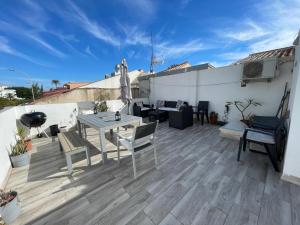 Balkon lub taras w obiekcie Pedregalejo Beach House