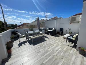 Balkon lub taras w obiekcie Pedregalejo Beach House