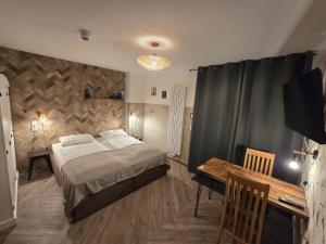 Postel nebo postele na pokoji v ubytování Aparthotel Fairschlafen Minden