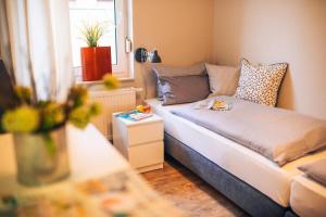 Postel nebo postele na pokoji v ubytování Haus Jelena Appartement 1