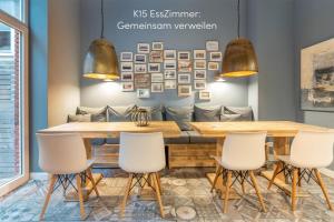 Posezení v ubytování Logierhaus K15 Appartement 8