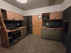 Kuchyň nebo kuchyňský kout v ubytování Aparthotel Fairschlafen Minden