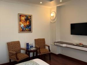 TV a/nebo společenská místnost v ubytování Sintra Hotel